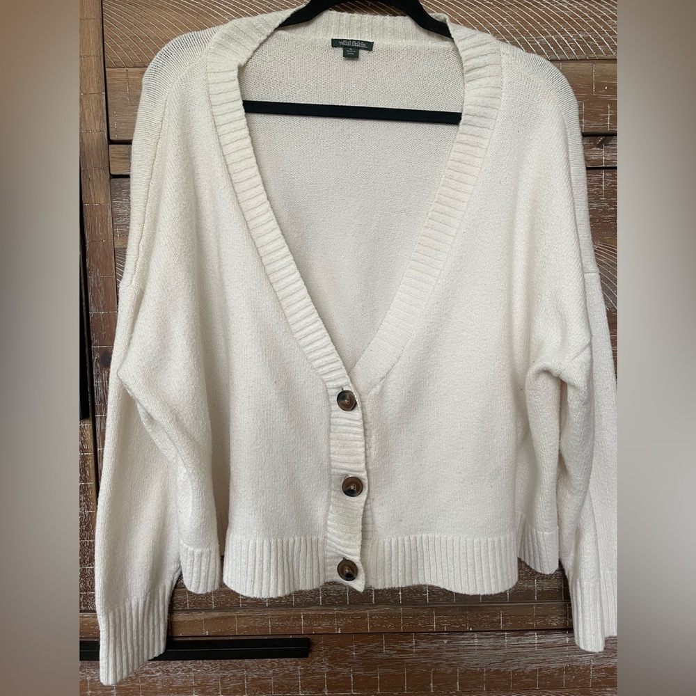 Wild Fable - Semi Cropped Cotton Sweater - Size XL